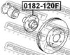 FEBEST 0182-120F Wheel Hub